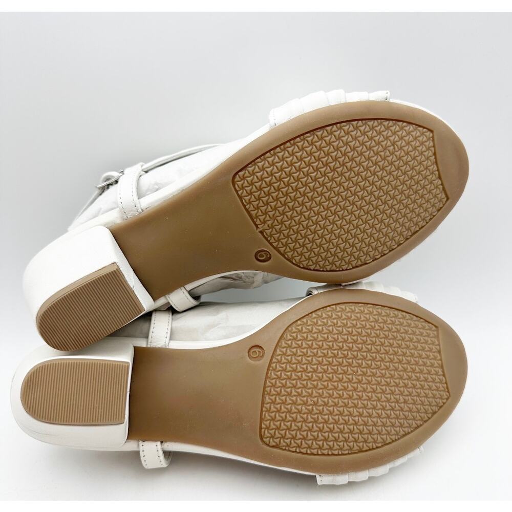 Coldwater Creek Womens Clarissa Slingback Sandals Size 6 White Leather NIB - Picture 11 of 11